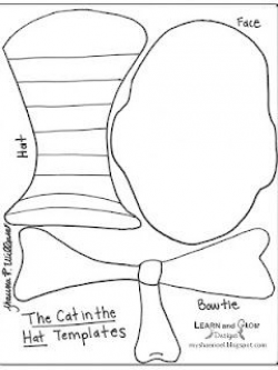template for cat in the hat bow tie - Google Search | Dr. Seuss ...
