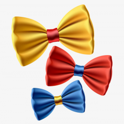 Color Bow Knot Illustration, Bow Tie System, Bow, Clown Circus PNG ...