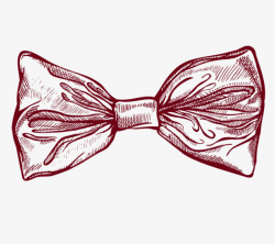 Hand Drawn Bow Tie, Bow, Hand, Brown PNG Image and Clipart for Free ...