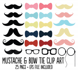 Hipster Bow Clipart