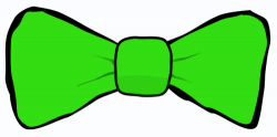 Bow Tie clipart lime green - Pencil and in color bow tie clipart ...