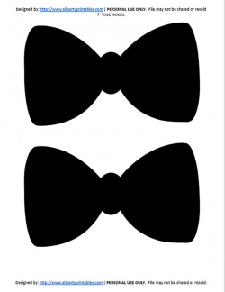 Bow Tie Printables Little Man Birthday Bow Tie Party Bow, Bow Tie ...