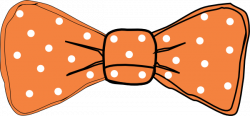 Bow Tie Orange Clip Art at Clker.com - vector clip art online ...