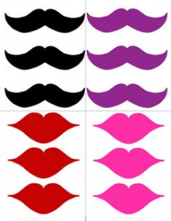 Ties & Bowties Photo Booth Props | DIY photo booth prop templates ...