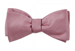 Dusty Rose Herringbone Vow Bow Tie | Ties, Bow Ties, and Pocket ...