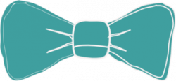 Bow Tie Teal clip art - vector clip art online, royalty free ...