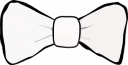Bow Tie White Clip Art at Clker.com - vector clip art online ...