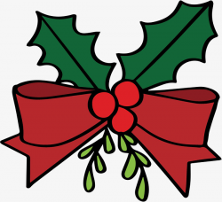 Red Christmas Bow, Vector Png, Christmas, Red Bow Tie PNG and Vector ...