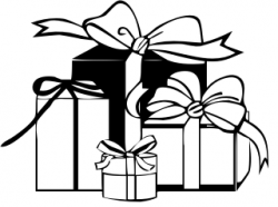 gift box clipart black and white 3 | Clipart Station
