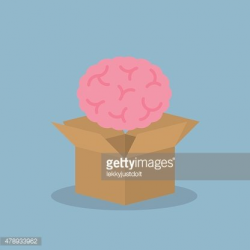 Brain Over Opened Box premium clipart - ClipartLogo.com