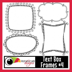 Clipart Doodle Frames Clipart Frames Text Box Frames
