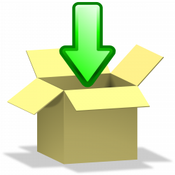 Clipart - Download icon box