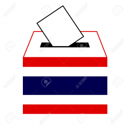 Voting icons box clipart