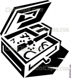 jewelry box Vector Clip art