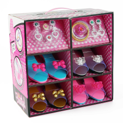 Amazon.com: Princess Dress Up & Play Shoe and Jewelry Boutique ...