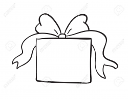 28+ Collection of Present Line Drawing | High quality, free cliparts ...