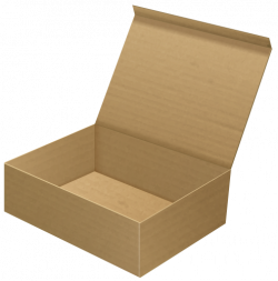 Open Cardboard Box Clip Art PNG Image - Best WEB Clipart