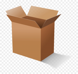 Paper Freight transport Cardboard box Clip art - open box png ...