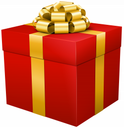 Red Gift Box Transparent PNG Clip Art Image | Gallery Yopriceville ...