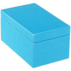 Blue Lacquered Storage Boxes | The Container Store