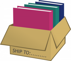 Folders In Shipping Box Clip Art at Clker.com - vector clip art ...