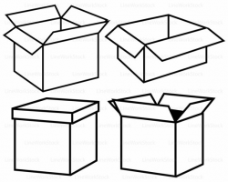 Box Silhouette at GetDrawings.com | Free for personal use Box ...