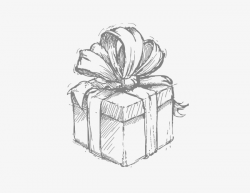Hand-painted Sketch Box, Gift Box, Hand Painted, Sketch PNG Image ...
