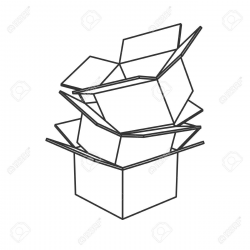 Cardboard Box Drawing at GetDrawings.com | Free for personal use ...