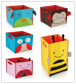 Home Storage bog toys Organization folding cartoon animal storage ...