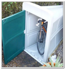 10 best BIke Garage images on Pinterest | Bike locker, Bike shed and ...