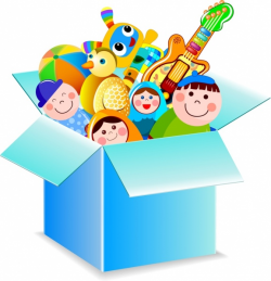 Toy box icon various colorful symbols 3d design Free vector in Adobe ...