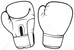 Boxing Glove Drawing Glove Clipart Boxing - Pencil And In Color ...