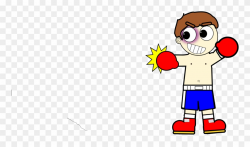 Fighting Clipart Boxing Man - Cartoon Boxers With ...