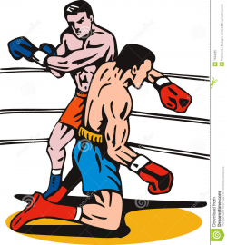 Boxing Knockout Clipart