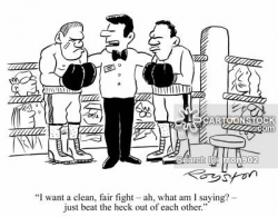 Boxing Umpires Cartoons and Comics - funny pictures from CartoonStock