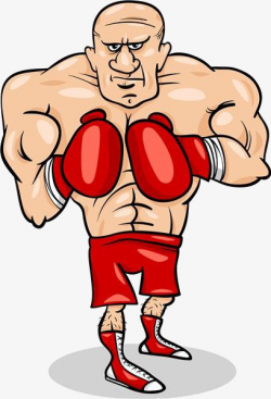 Cartoon Boxer, Cartoon, Boxing, Athlete PNG Image and Clipart for ...