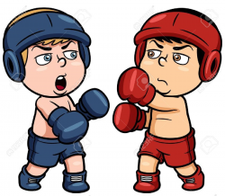 Boxer Cartoon Drawings Boxer Clipart Cartoon - Pencil And In Color ...