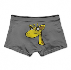 Amazon.com: Tongbu Giraffe Clipart Men's Underwear Modern Soft ...