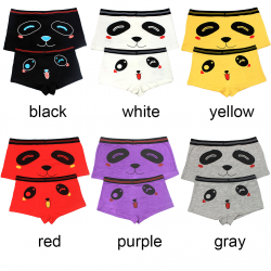 Brand Quality Couple Underwear Cotton Cartoon Panda Underpants Soft ...