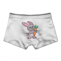 Amazon.com: Tongbu Rabbit Clipart Men's Underwear Modern Soft Cotton ...