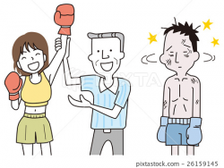 boxing, winner, loser - Stock Illustration [26159145] - PIXTA