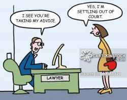 Out-of-court Cartoons and Comics - funny pictures from CartoonStock