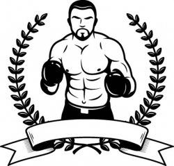 Boxing Logo 1 Fight Fighting Fighter MMA Mixed Martial Arts