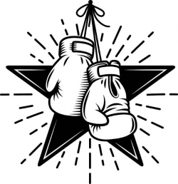 Boxing Logo #3 Gloves Star Fight Fighting Fighter MMA Mixed Martial ...