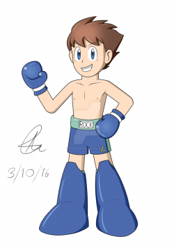 Mega Man, The Super Boxing Robot by ArtBlacksmith on DeviantArt