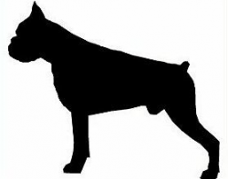 Boxer Dog Head Silhouette at GetDrawings.com | Free for personal use ...
