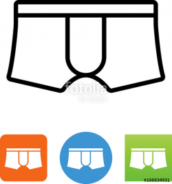 Mens Boxer Briefs Underwear Icon