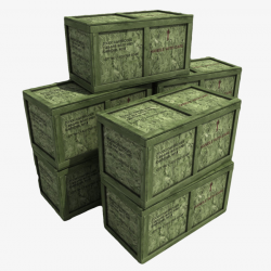 A Pile Of Ammunition Boxes, Ammunition Chest, Green Box, Ammunition ...
