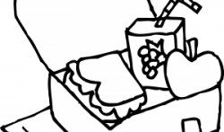 Lunch Box Coloring Page | Clipart Panda - Free Clipart Images