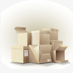 Pile Of Cardboard Boxes, Carton, Empty Box, Pile Up PNG Image and ...